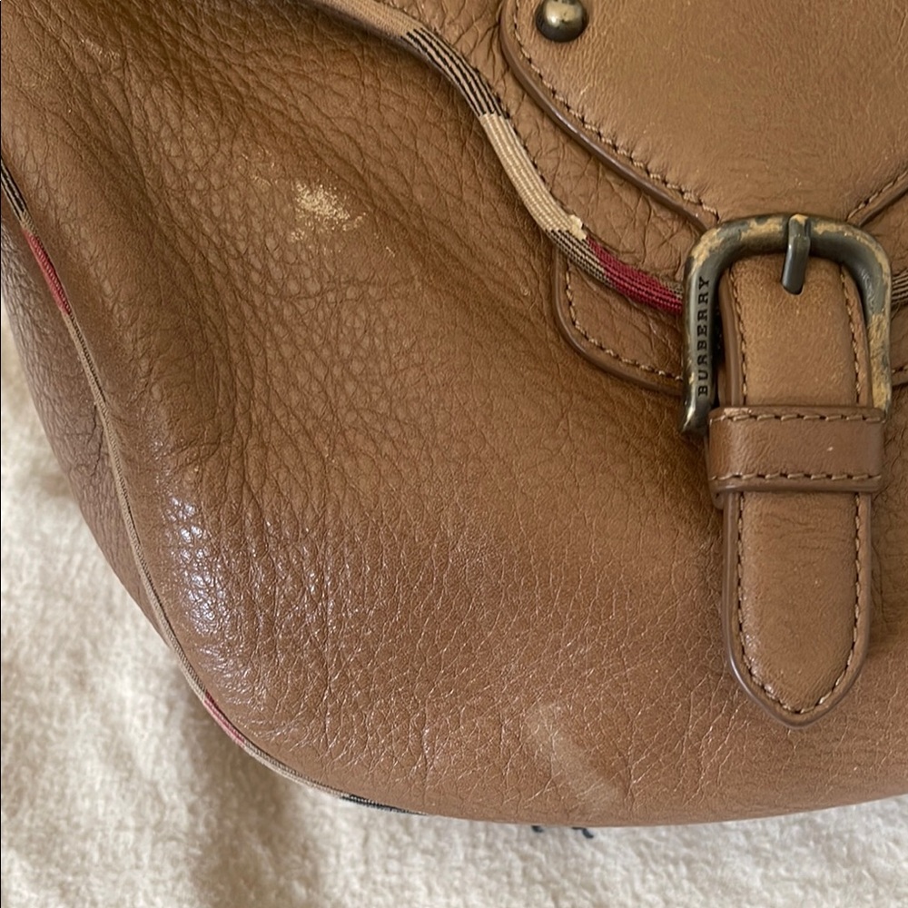 Burberry Tan Leather Women's Bag - Picture 2 of 12